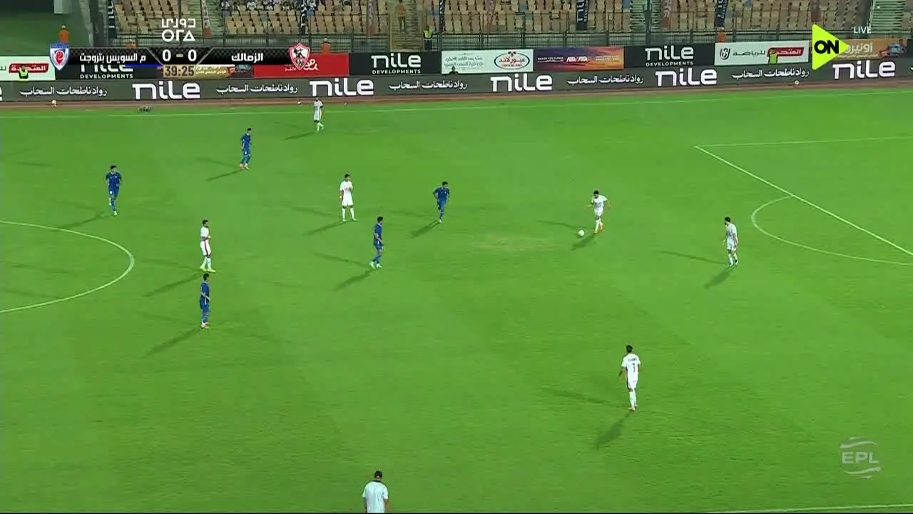 نتيجة مباراة الزمالك والسويس بتروجت بالدوري الممتاز