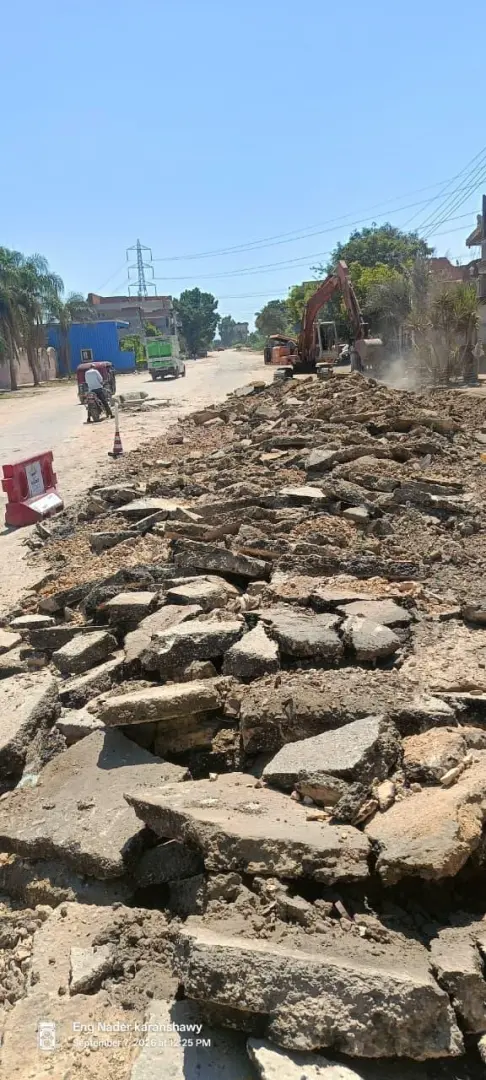 تطوير طريق الخيري بدمنهور.. إحلال وتجديد ضمن خطة البحيرة الاستثمارية - 1000122190