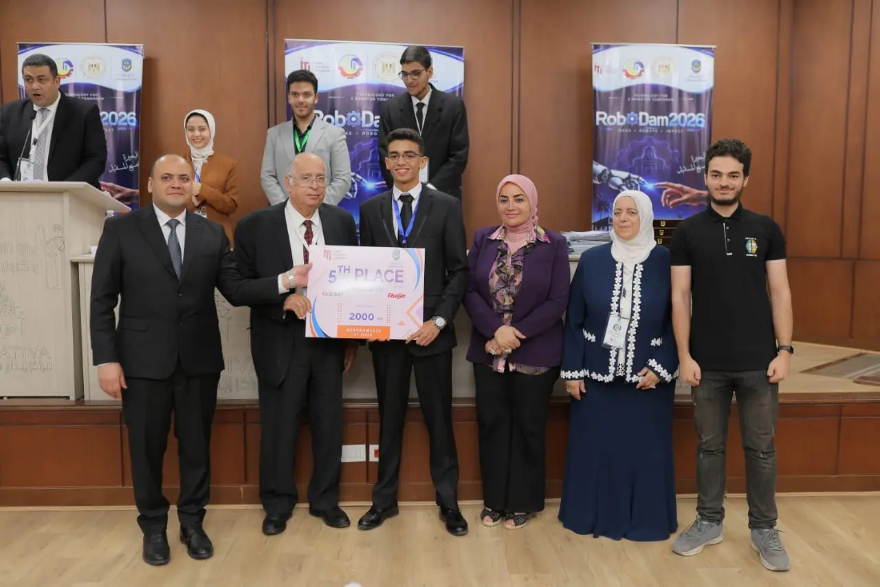 3 مراكز تشعل المنافسة.. جامعة دمنهور تتألق في RoboDam2026 - 1000137404