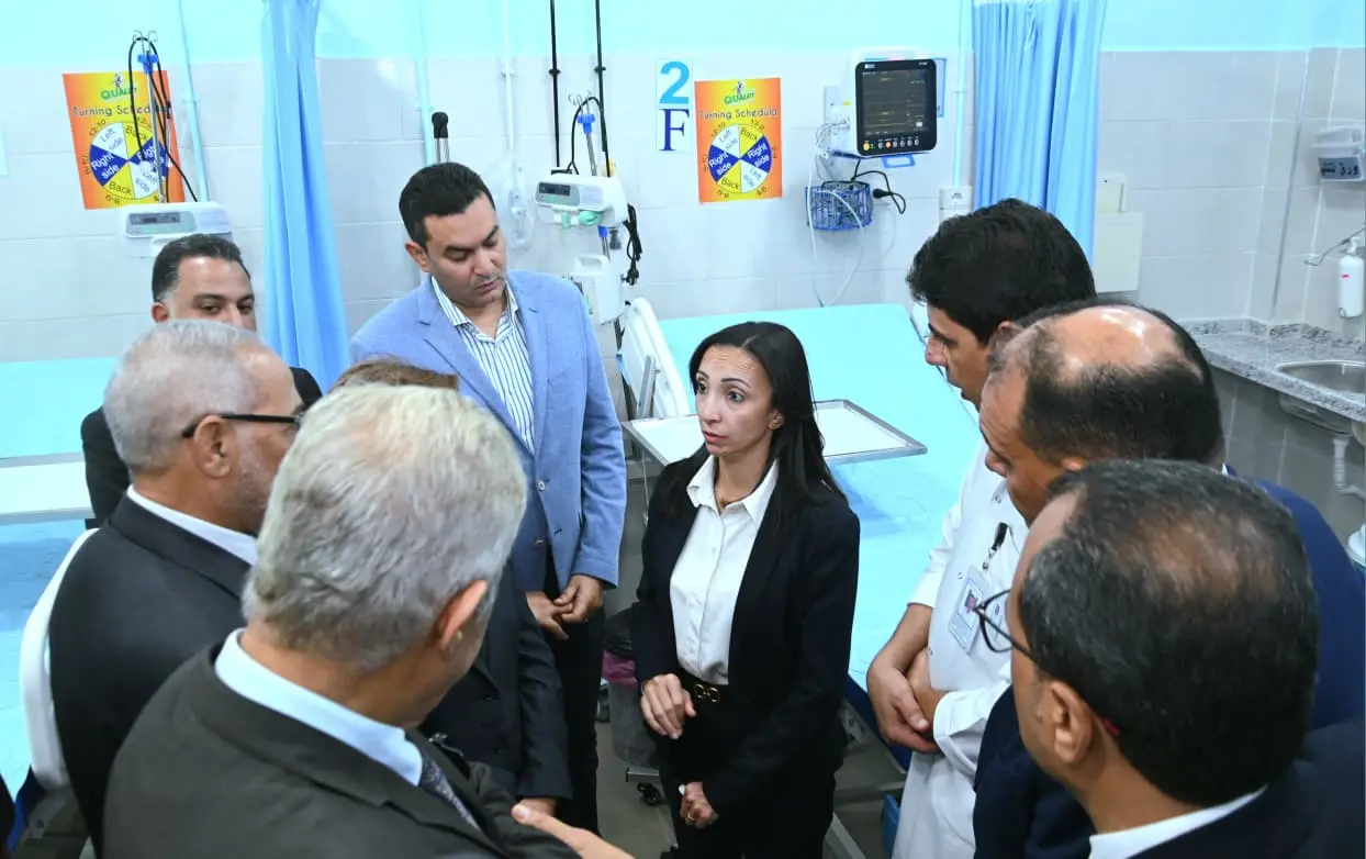 افتتاح عناية الأطفال بمستشفى حوش عيسى ضمن احتفالات البحيرة بعيدها القومي - 1000147350
