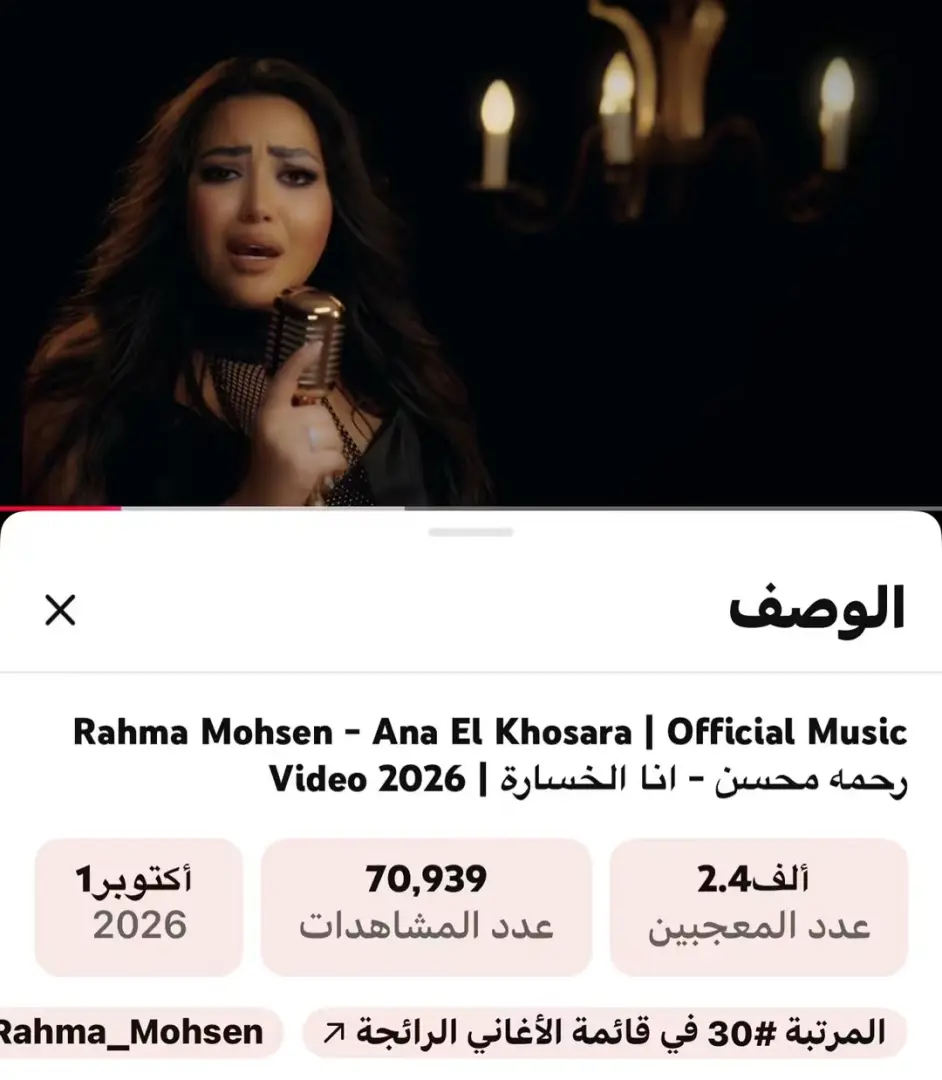 رحمة محسن تشعل الترند بـ أنا الخسارة.. ماذا قالت للجمهور؟ - 1000168046