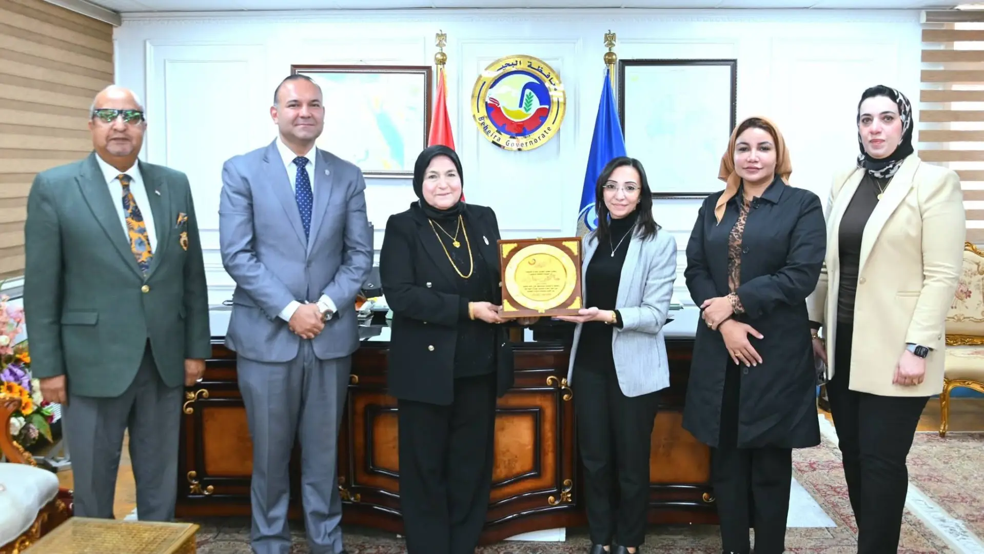محافظ البحيرة : كل الدعم  لجهود مناهضة العنف ضد المرأة