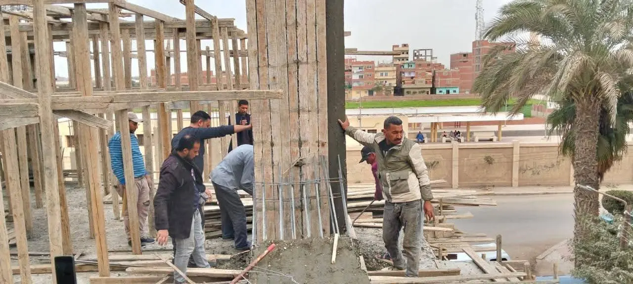 إزالة مباني مخالفة بحى العمرانية بالجيزة ومدينة قها بالقليوبية