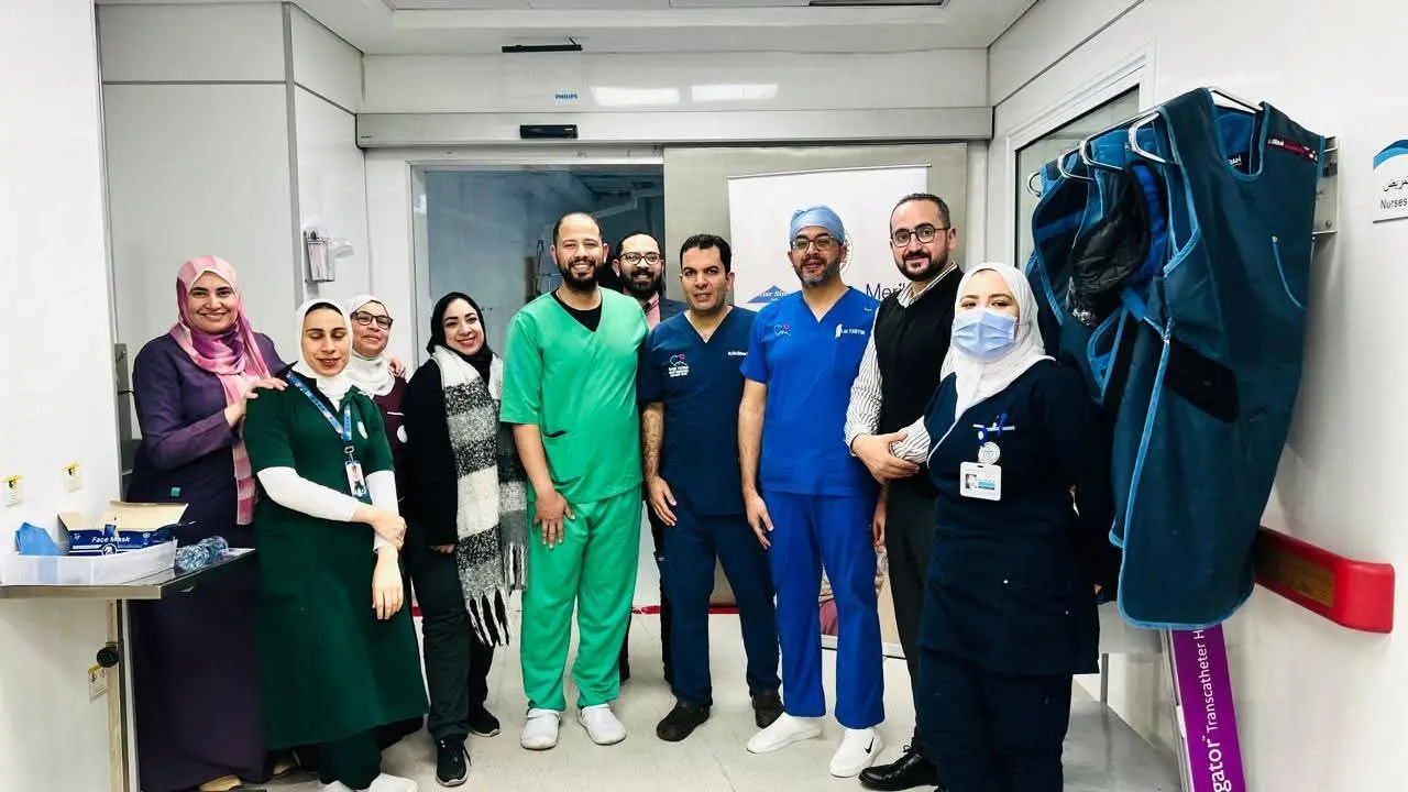 نجاح أول عمليتين لزرع الصمام الرئوي عن طريق القسطرة القلبية التداخلية بمستشفى النصر التخصصي ببورسعيد