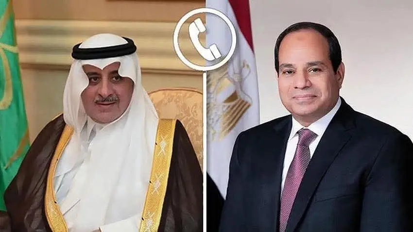 أمير منطقة تبوك يهنئ الرئيس السيسى بحلول شهر رمضان المبارك