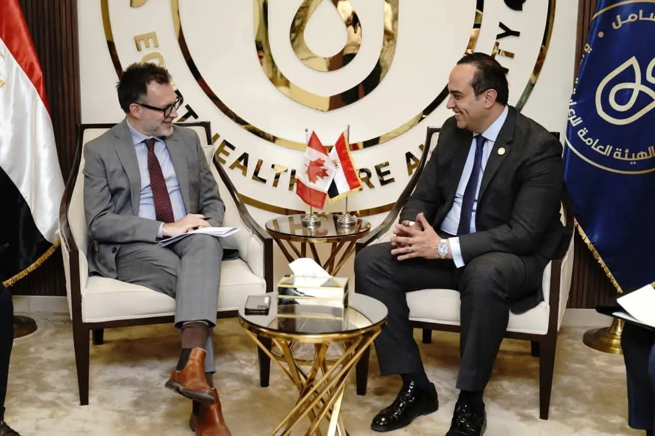 رئيس الرعاية الصحية: التعاون مع كندا فى التعليم والتدريب الطبى وتطوير علاج الأورام ودعم السياحة العلاجية