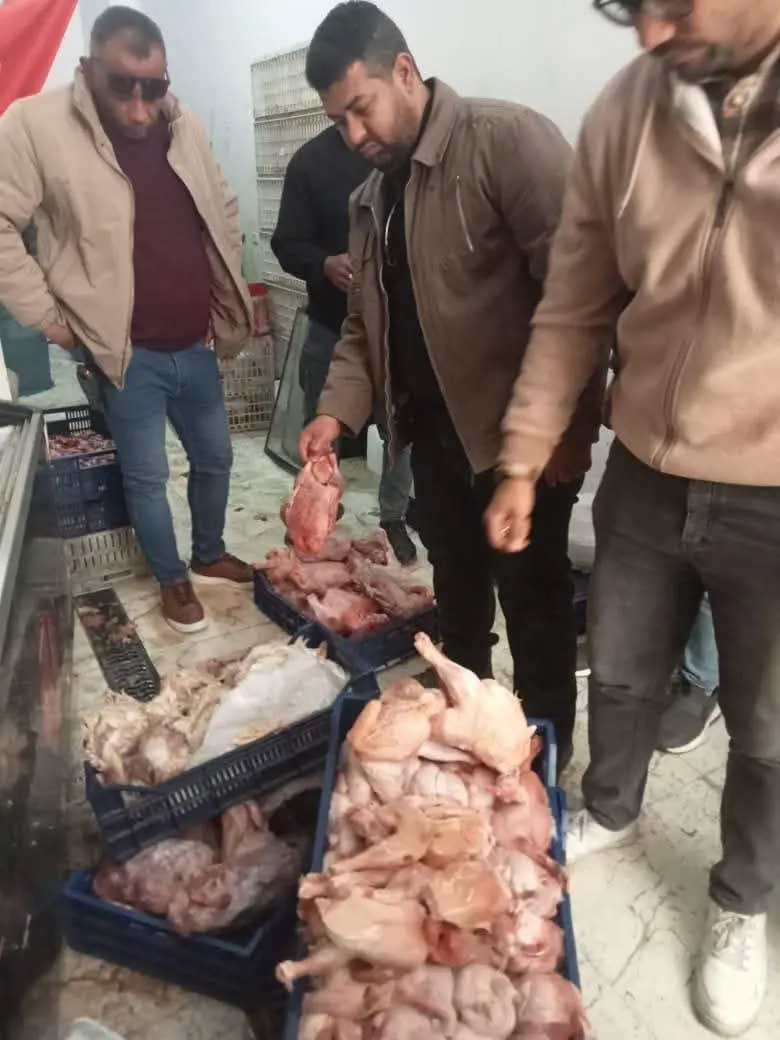 ضبط 42 طنًا من مصنعات اللحوم والأحشاء والرؤوس الحيوانية والدواجن الفاسدة بالجيزة - 1000257742