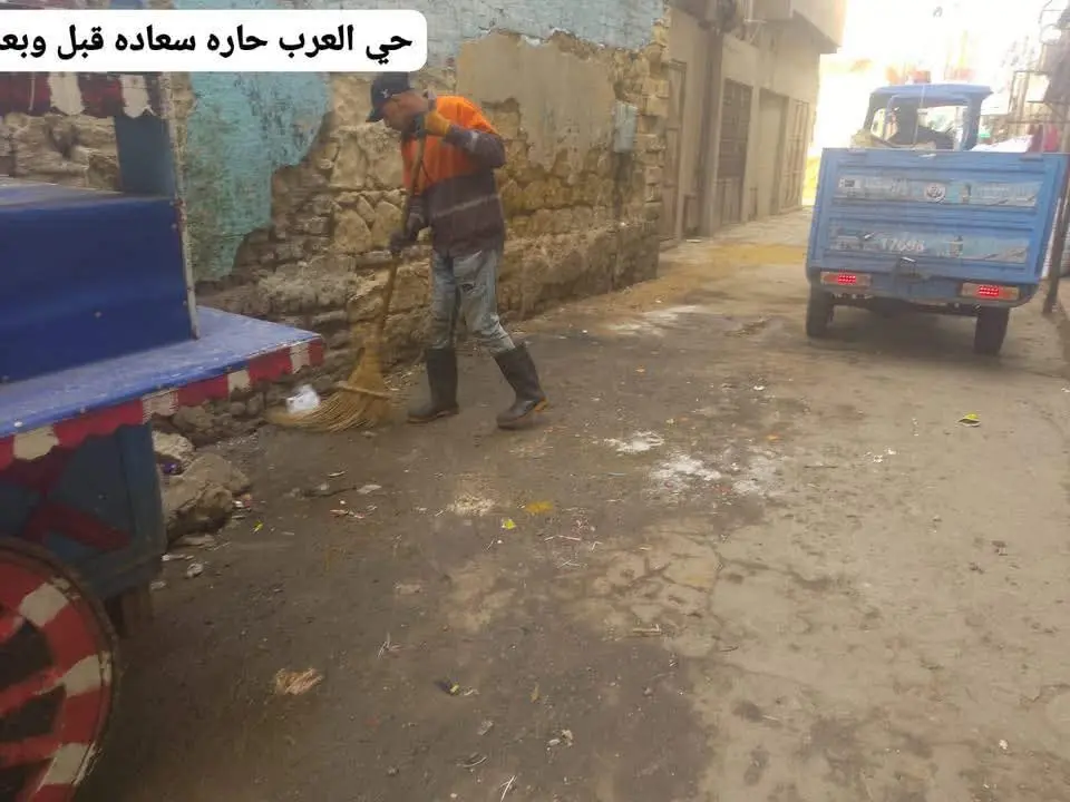 أحياء بورسعيد تتجمل.. تطوير الطرق ..وتكثيف أعمال النظافة ورفع الإشغالات - 1000271347