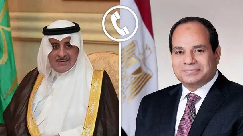 الرئيس.. لأمير منطقة تبوك: دعم مصرى كامل للسعودية فى ظل الوضع الإقليمي الراهن
