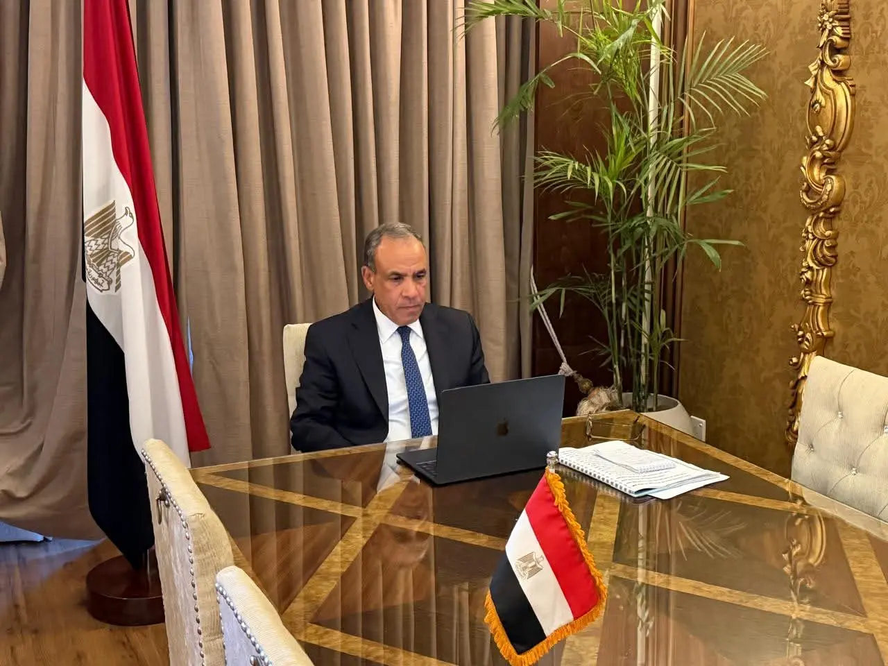 وزير الخارجية يشارك في أعمال الدورة العادية الـ  165 لمجلس جامعة الدول العربية - 1000283848