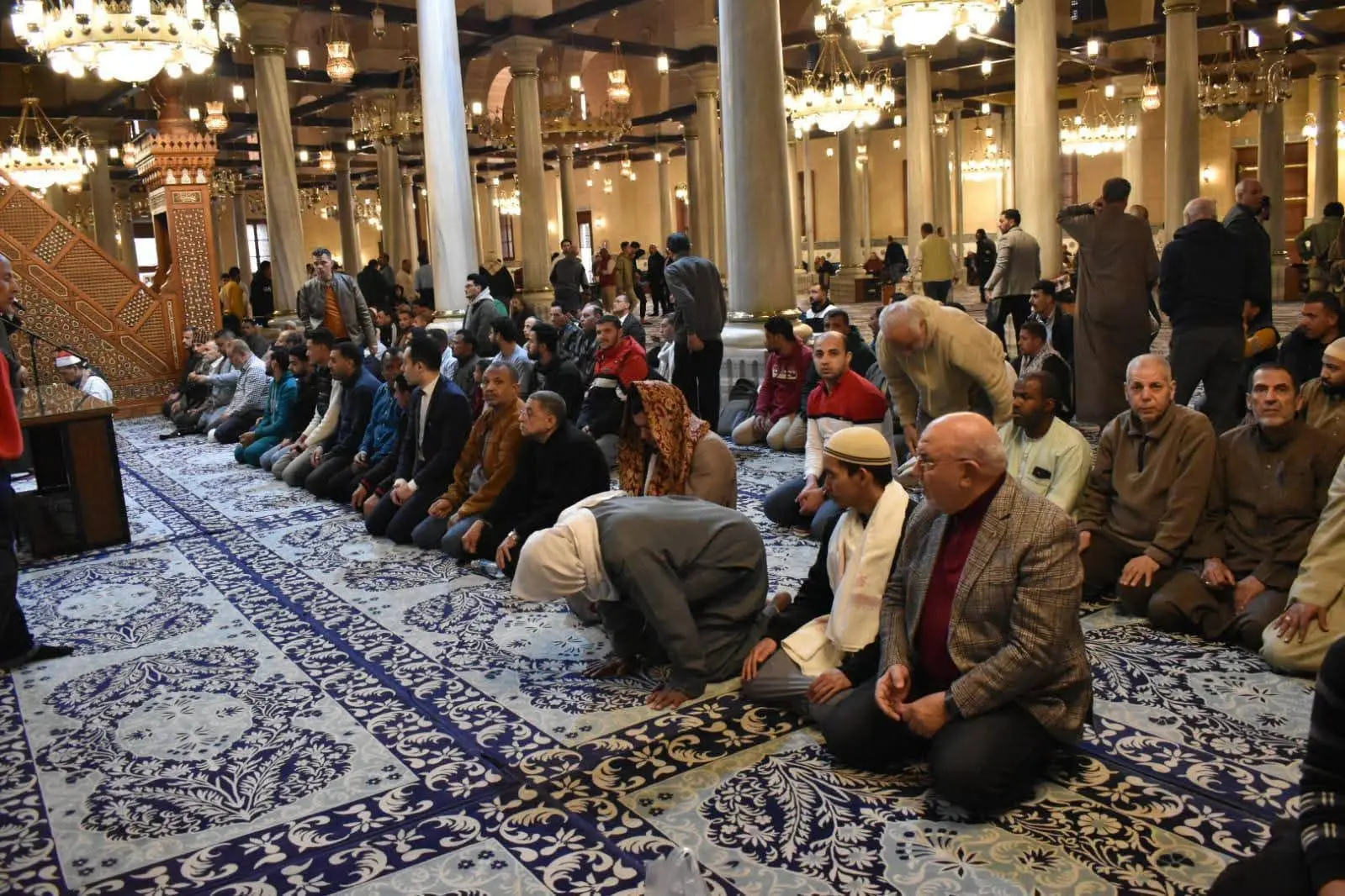 انعقاد مجلس الحديث الثامن والعشرين بعد المائة بمسجد الإمام الحسين بالقاهرة - 1000284193