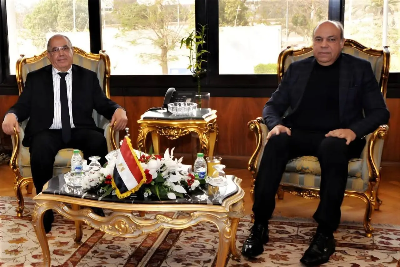الحفني يستقبل مدير عام المنظمة العربية للطيران المدني ويبحث آفاق التعاون المشترك بين الجانبين