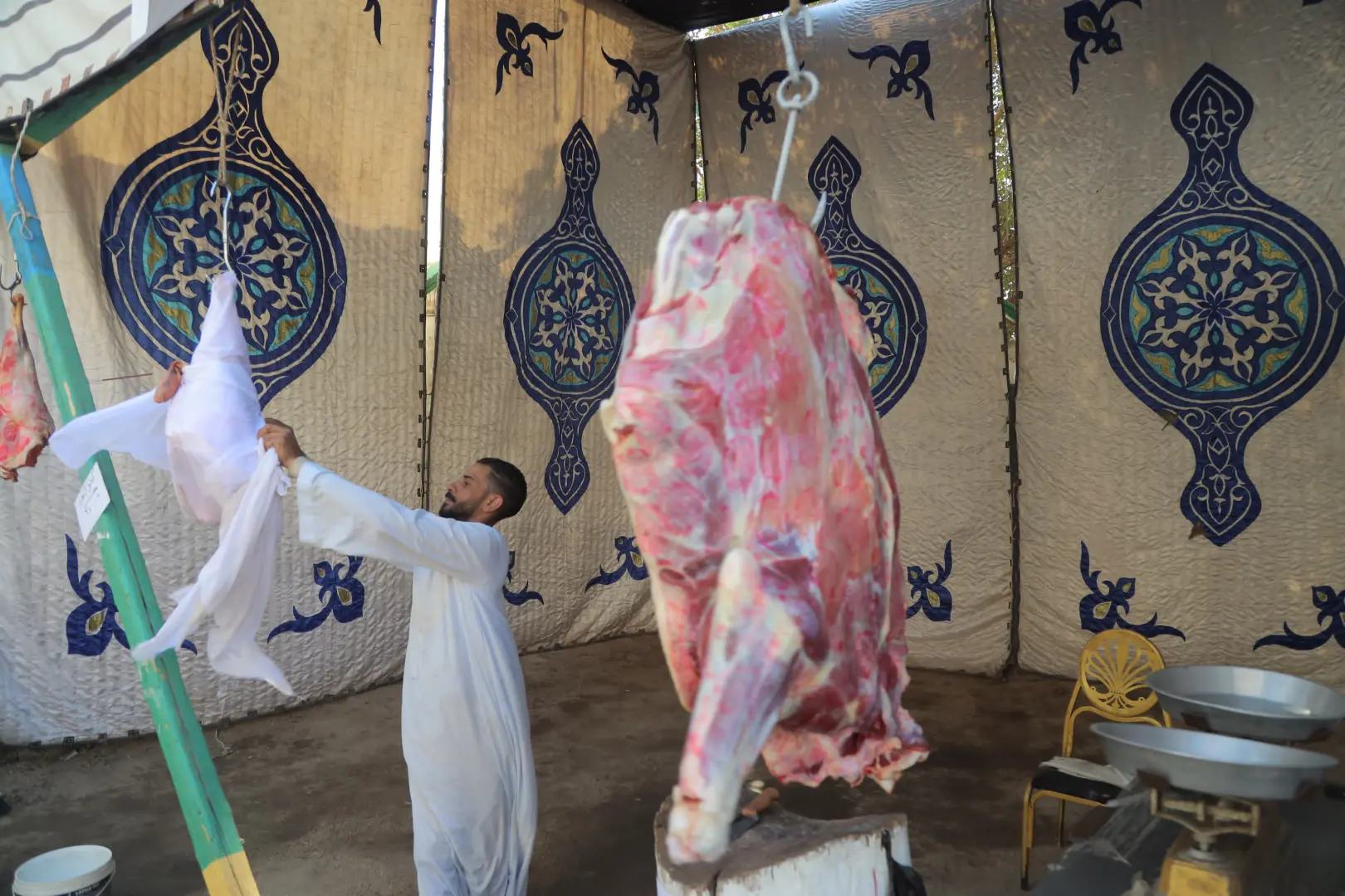 محافظ قنا يتفقد معرض "أهلاً رمضان" بنجع حمادي ويشدد على الالتزام بالأسعار المخفضة - 1000415554