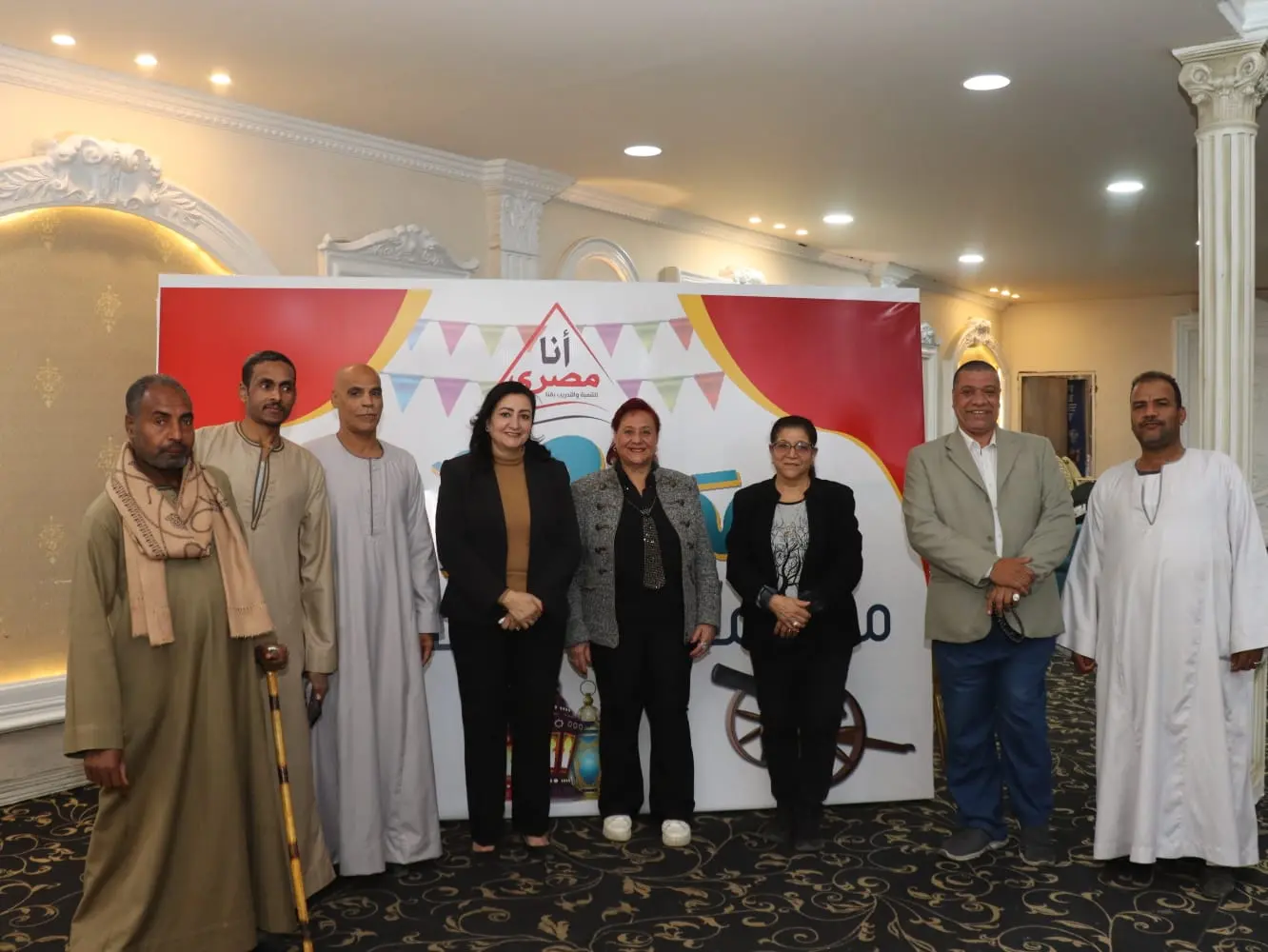 للعام السادس على التوالي.. «أنا مصري» بقنا تجمع ذوي الإعاقة وأسرهم على مائدة إفطار رمضاني - 1000445431