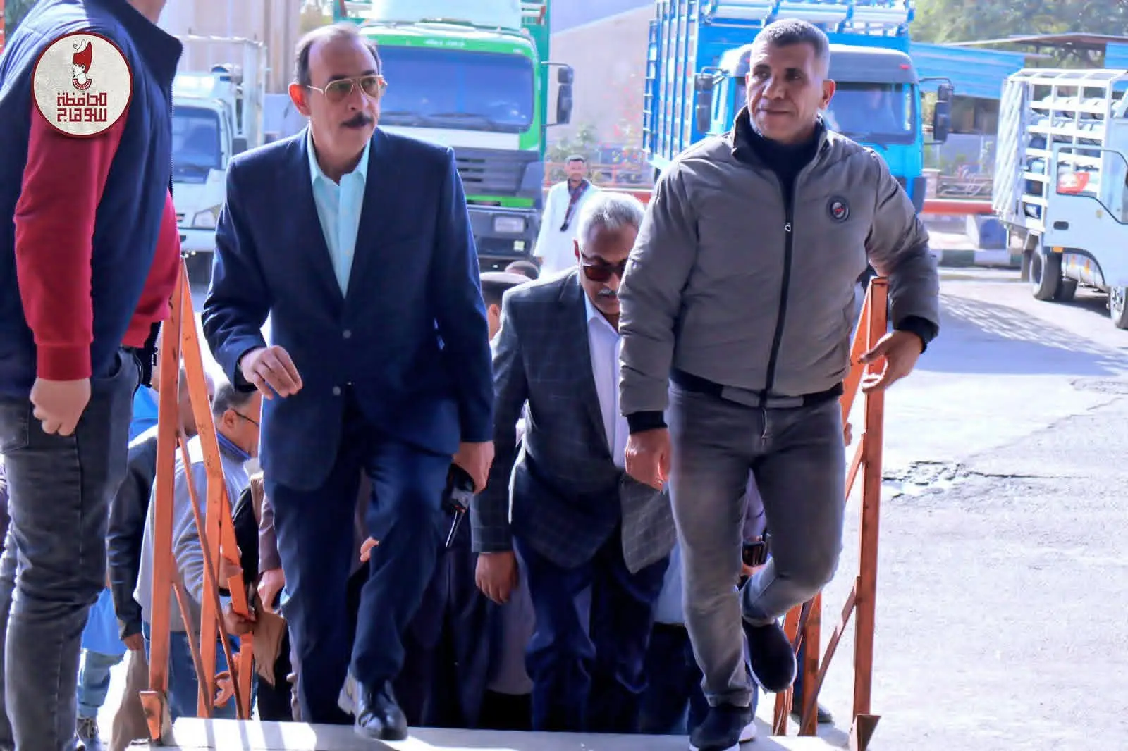 محافظ سوهاج يتفقد مستودع بوتاجاز الشوش ومصنع تعبئة الأحايوة شرق - 1000448710