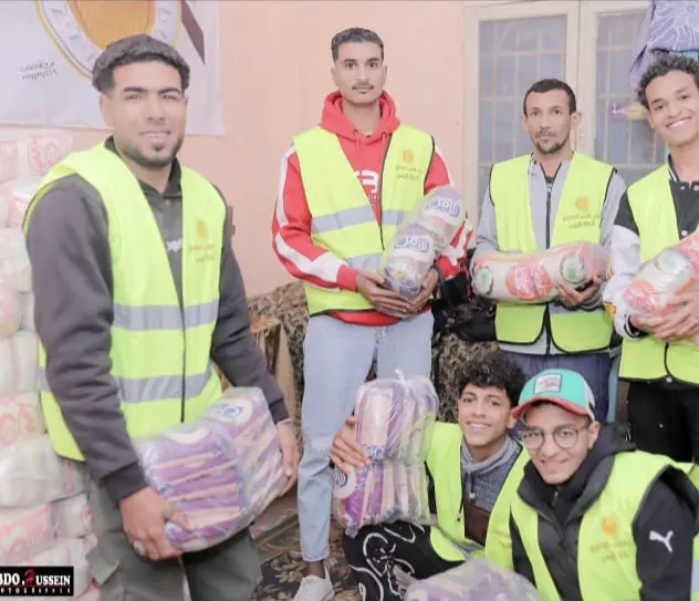 الشعب الجمهوري يوزع 1000 كرتونة رمضانية بقوص ضمن مبادرة «مع الناس» - 1000452081
