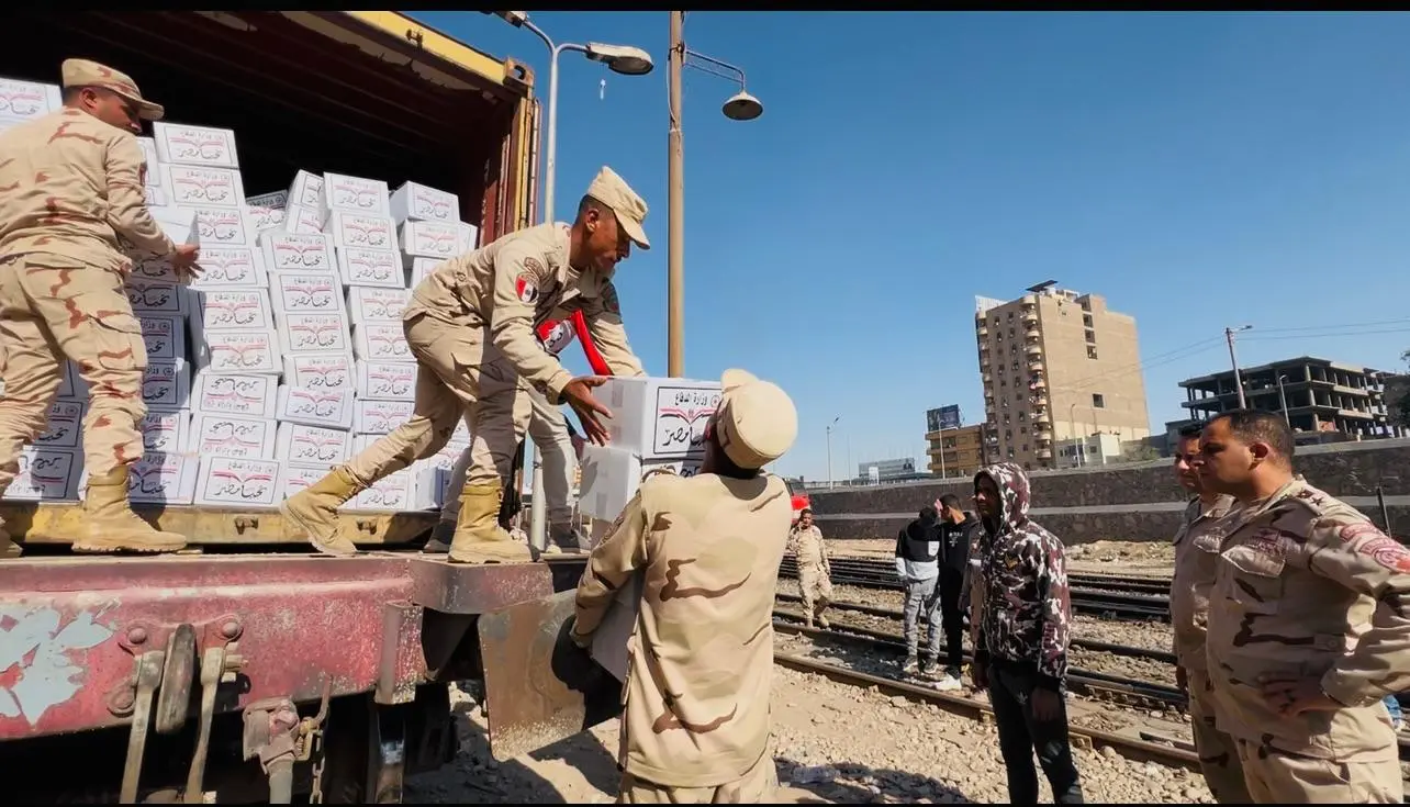 42 ألف كرتونة سلع غذائية مدعومة من القوات المسلحة لتوزيعها على المستحقين في قنا