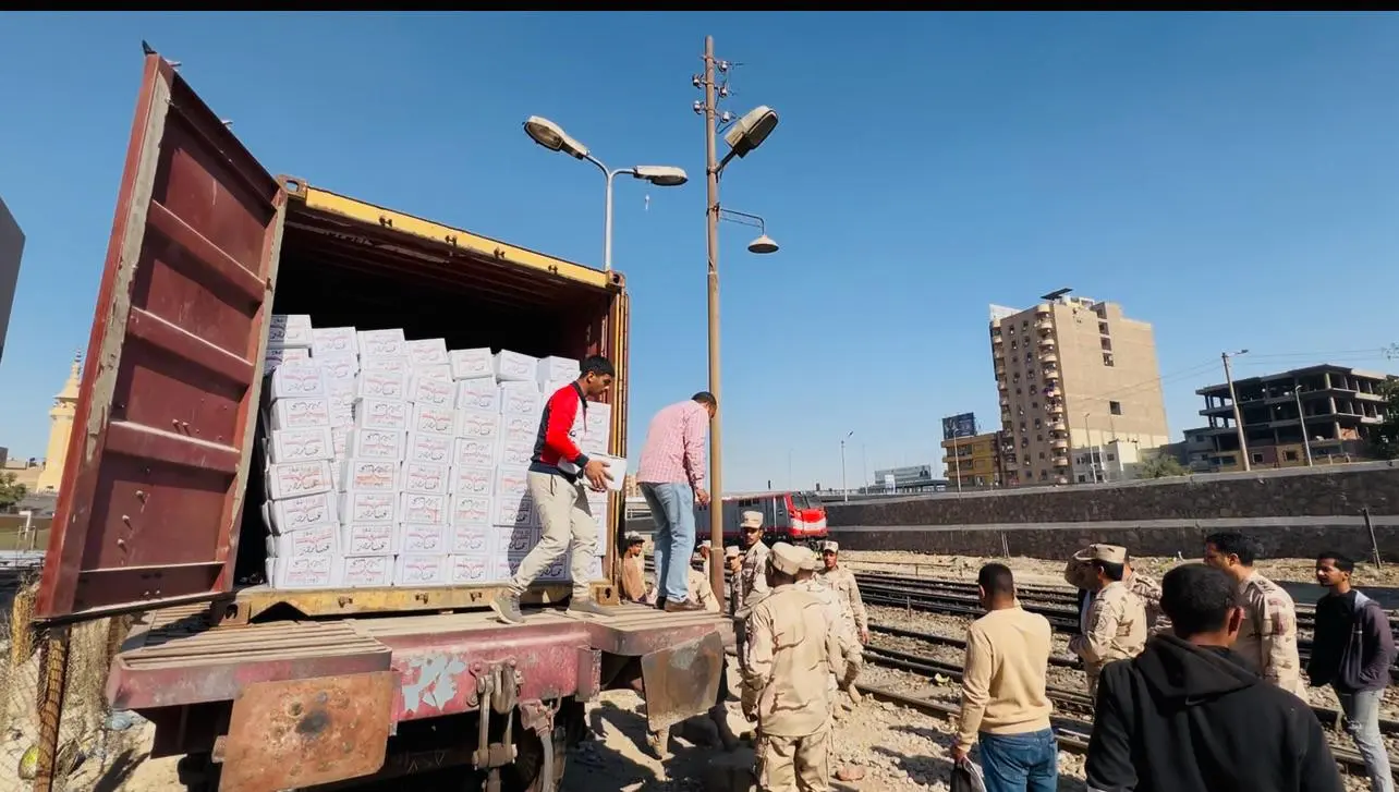 42 ألف كرتونة سلع غذائية مدعومة من القوات المسلحة لتوزيعها على المستحقين في قنا - 1000460646