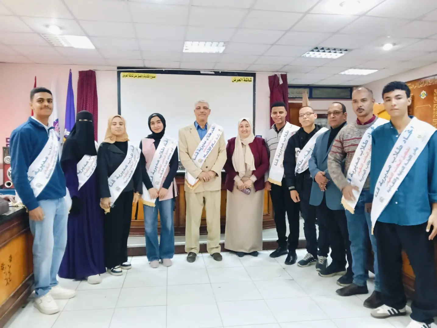 تدشين مبادرات الاتحادات الطلابية بثلاث إدارات تعليمية في قنا - 1000463682