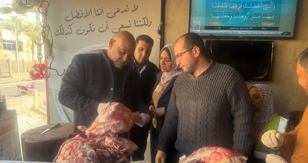 التحفظ على 266 كيلو لحوم ودواجن في حملة لضبط الأسواق بالقليوبية