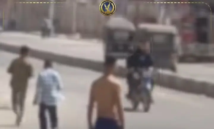 ضبط شخص روع المارة بسلاح أبيض في الفيوم