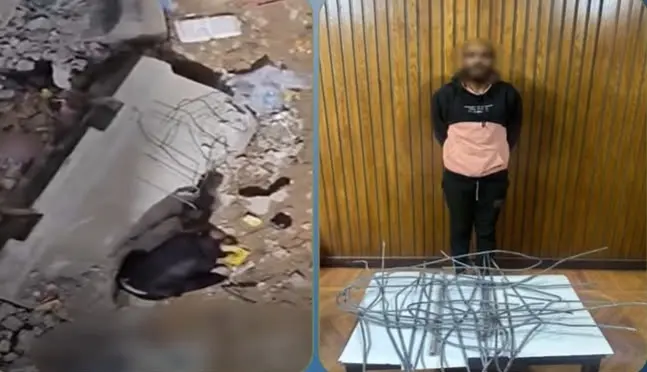 ضبط عاطل سرق قطعًا حديدية من حواجز مترو الأنفاق في الإسكندرية