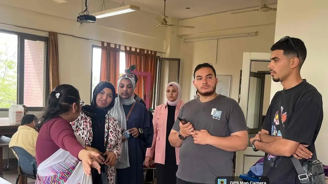 طلاب جامعتي الأقصر الحكومية والأهلية يشاركون في فعاليات الأسبوع العالمي بالهند - 1000492789