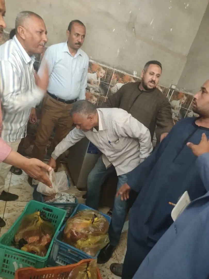 تموين قنا يضبط 90 كجم لحوم فاسدة داخل مطعم بأبوتشت - 1000495219