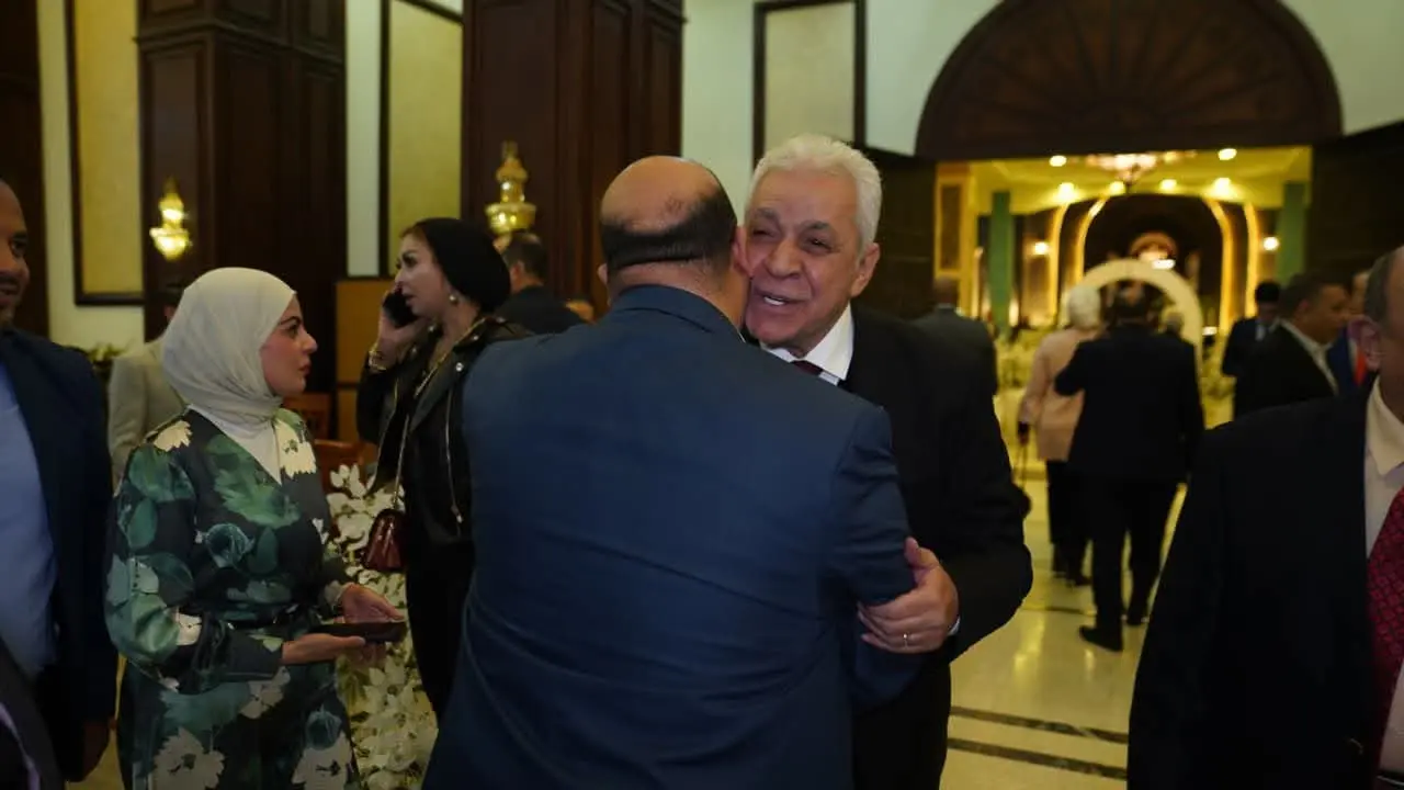 بحضور وزراء ونواب وشخصيات عامة.. النائب عبدالمنعم إمام يحتفل بعقد قرانه على الإعلامية شيرين مجدي - 1000501239