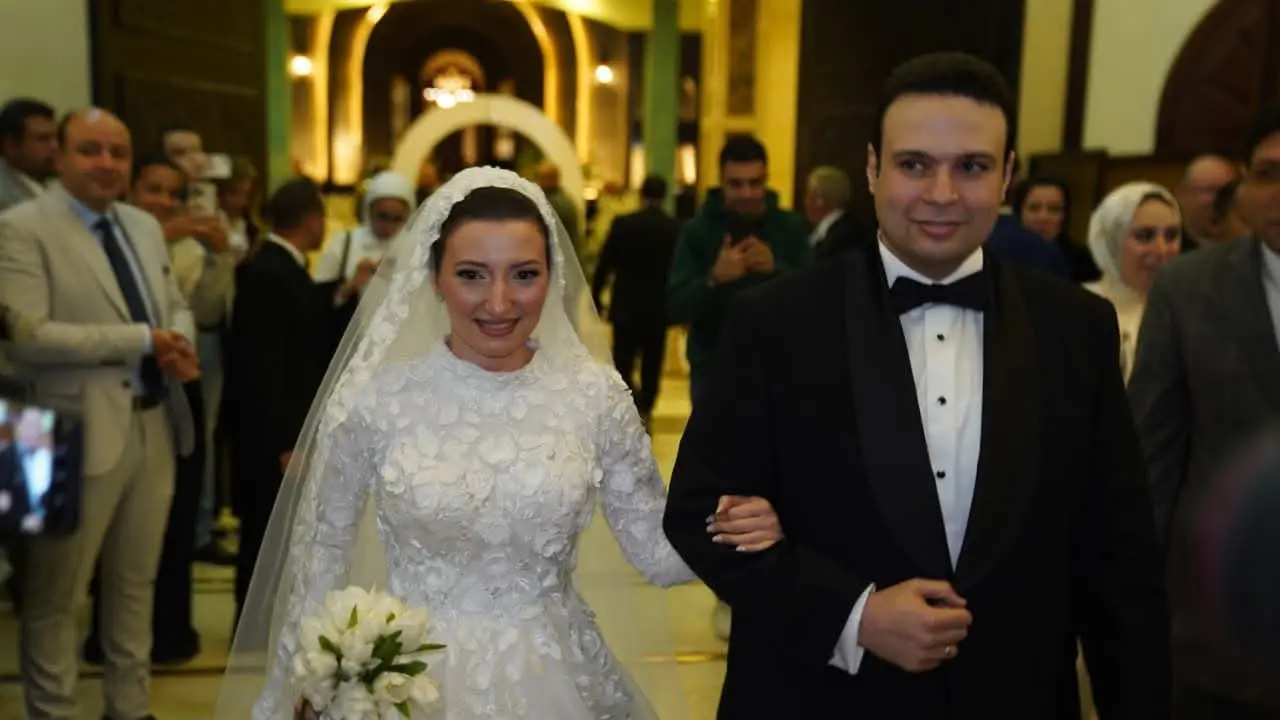 بحضور وزراء ونواب وشخصيات عامة.. النائب عبدالمنعم إمام يحتفل بعقد قرانه على الإعلامية شيرين مجدي - 1000501240