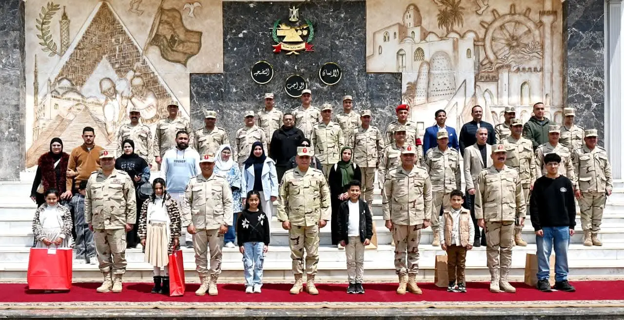 الجيوش الميدانية والمناطق العسكرية تفتح أبوابها للإحتفال مع أطفال مصر بيوم اليتيم - 1000533215