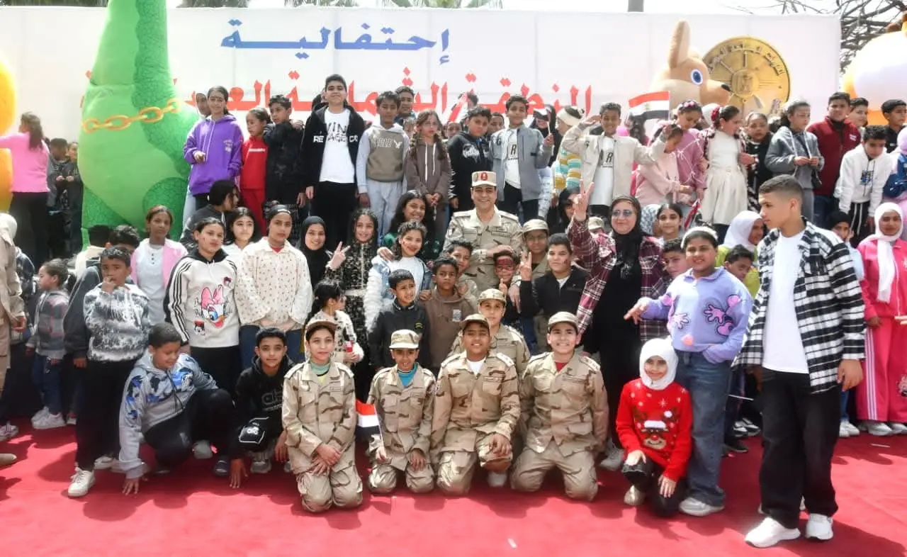 الجيوش الميدانية والمناطق العسكرية تفتح أبوابها للإحتفال مع أطفال مصر بيوم اليتيم
