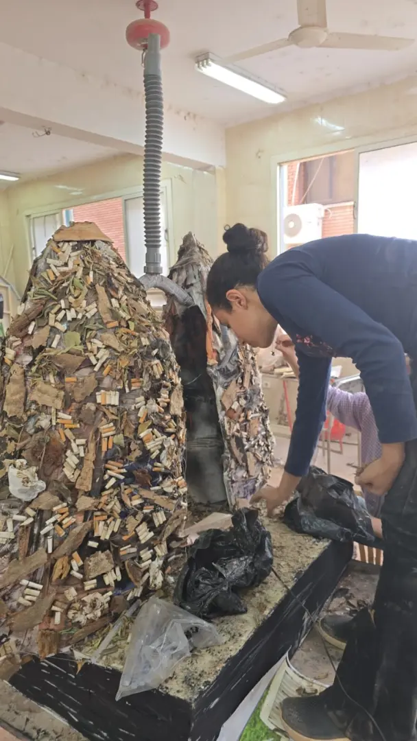 جامعة الأقصر تنظم ورشة «صرخة رئة» لتعزيز الوعي بمخاطر التدخين ضمن مبادرة «جيل بلا تبغ» - 1000535578