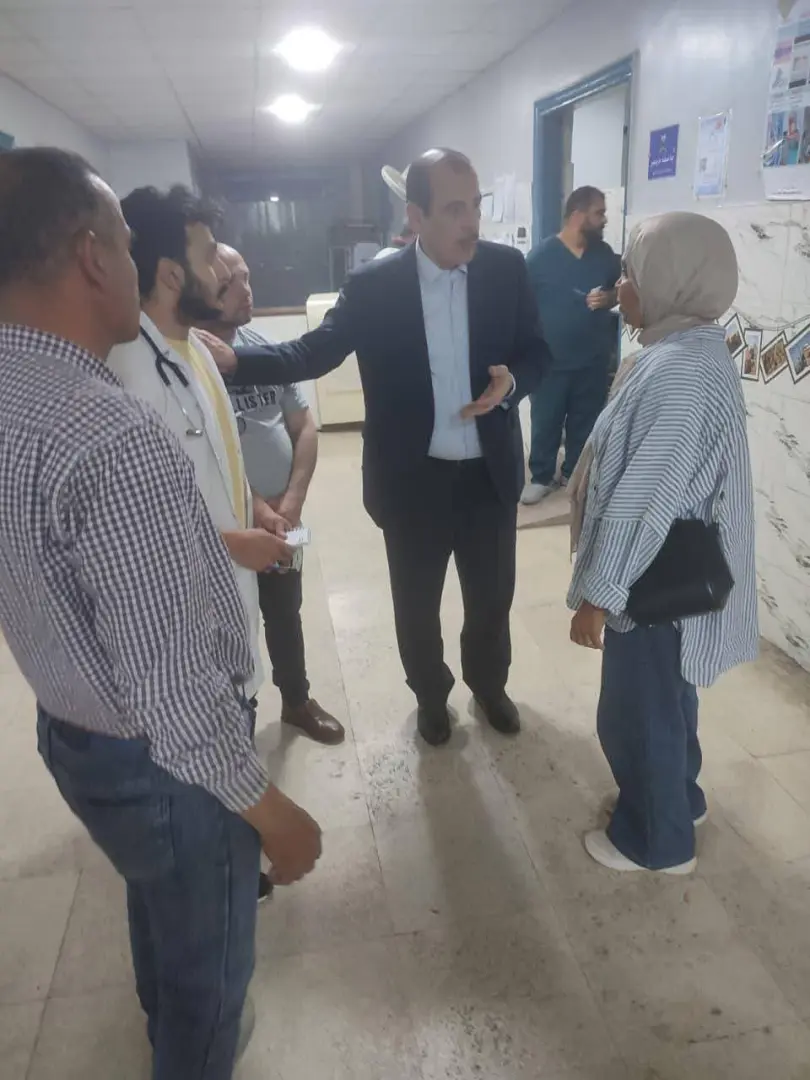 نائب وزير الصحة يفاجئ مستشفى 6 أكتوبر المركزي بزيارة مسائية.. ويُحيل المقصرين للتحقيق - 1000545417