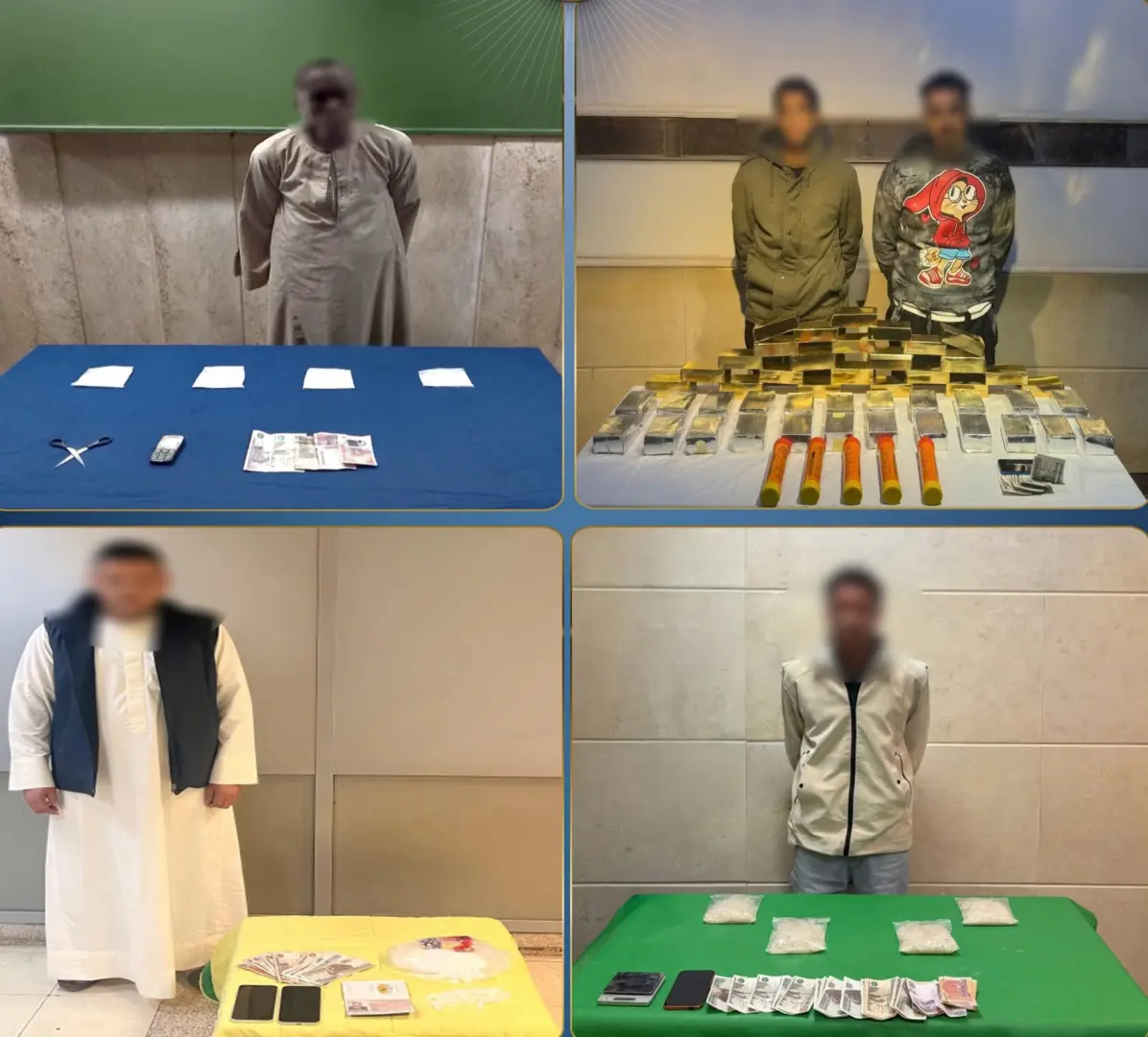 مصرع عنصرين شديدي الخطورة وضبط أكثر من طن مخدرات و52 سلاحًا ناريًا في حملات أمنية موسعة - 1000553731