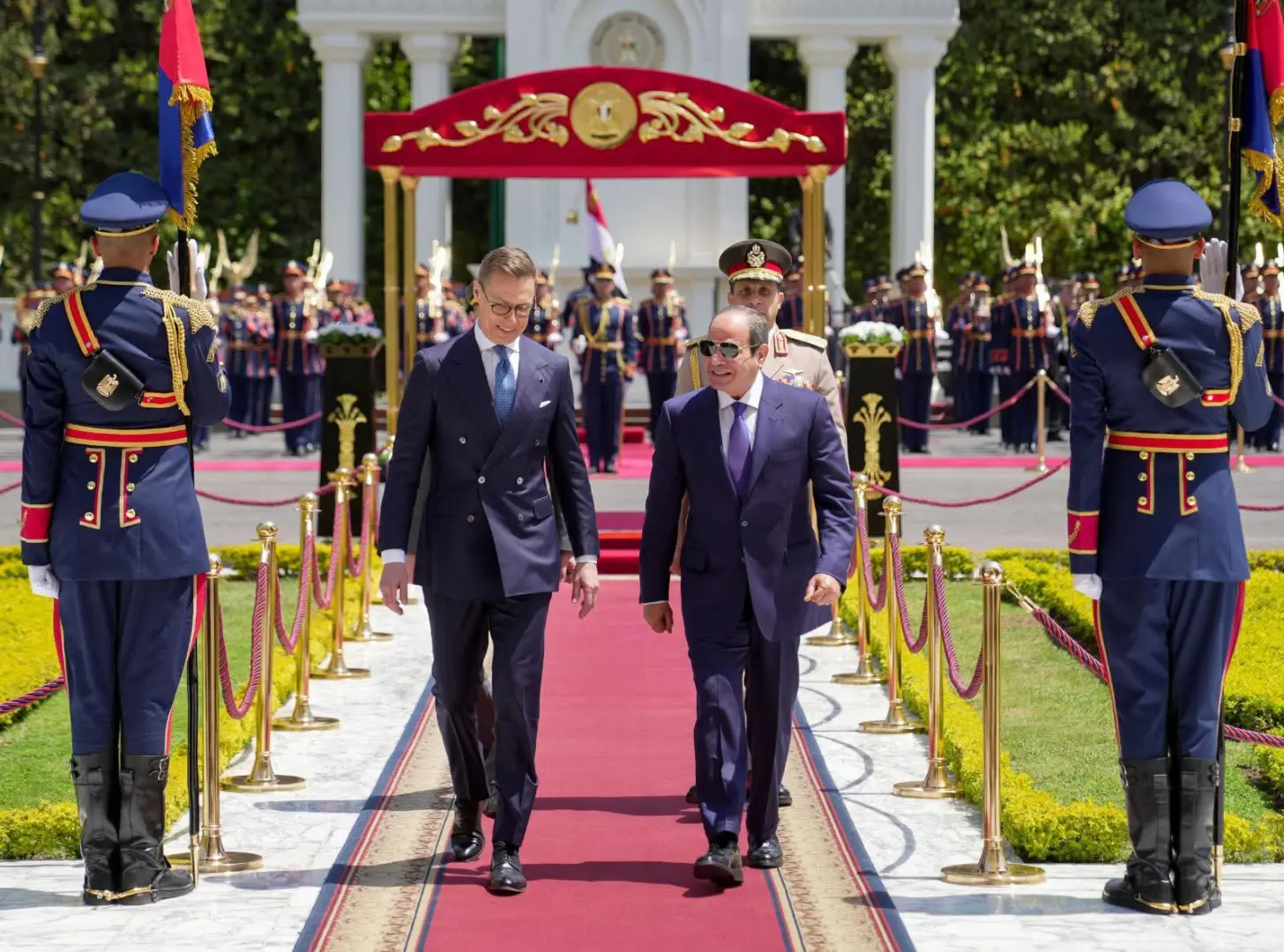 السيسي ورئيس فنلندا يؤكدان أهمية توسيع الشراكة في مجالات التكنولوجيا والطاقة - 1000555387