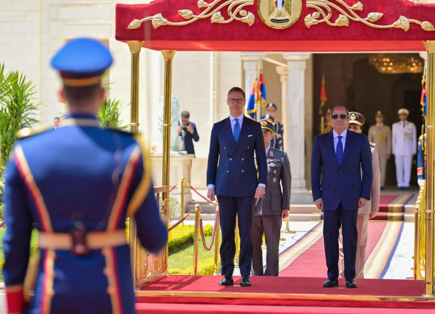 السيسي ورئيس فنلندا يؤكدان أهمية توسيع الشراكة في مجالات التكنولوجيا والطاقة - 1000555388
