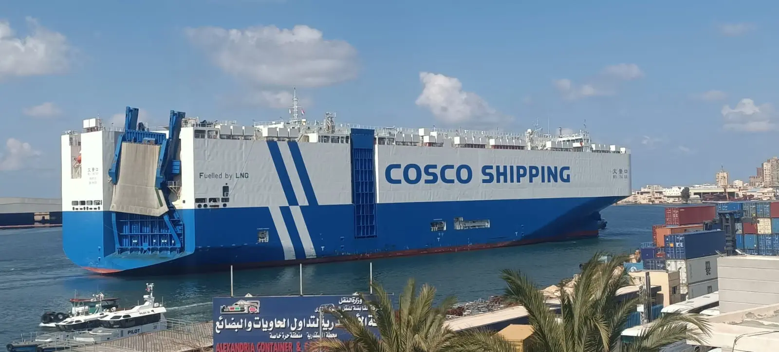 ميناء الإسكندرية تستقبل أكبر سفن الرورو العاملة بالغاز الطبيعي المسال في العالم - 1000565024