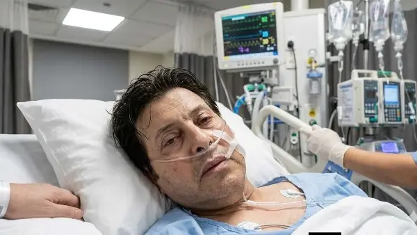 حقيقة الصورة المتداولة للفنان هاني شاكر على فراش المرض.. وتحرك عاجل من تامر حسني لدعمه