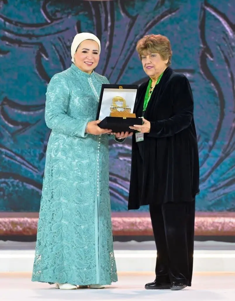 انتصار السيسي تكرم السيدات خلال احتفالية المرأة المصرية أيقونة النجاح - 1000572521
