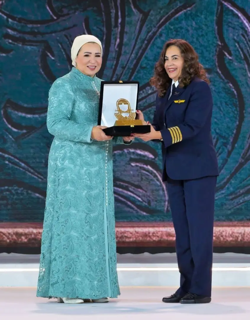 انتصار السيسي تكرم السيدات خلال احتفالية المرأة المصرية أيقونة النجاح - 1000572525
