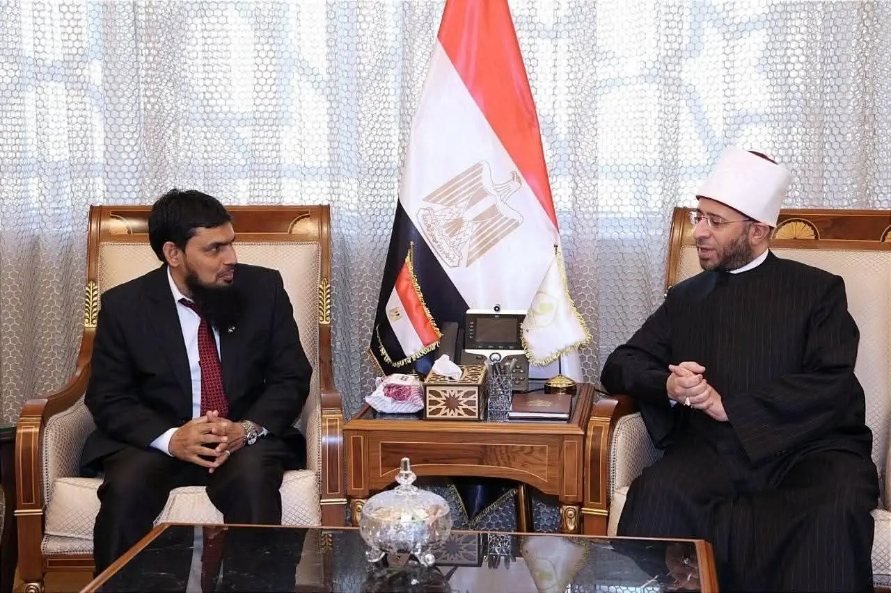 وزير الأوقاف يستقبل وفد جامعة المالديف الإسلامية لبحث تعزيز التعاون العلمي والدعوي