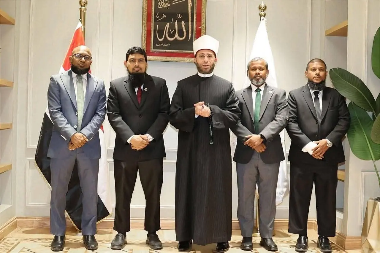 وزير الأوقاف يستقبل وفد جامعة المالديف الإسلامية لبحث تعزيز التعاون العلمي والدعوي - 1000572596