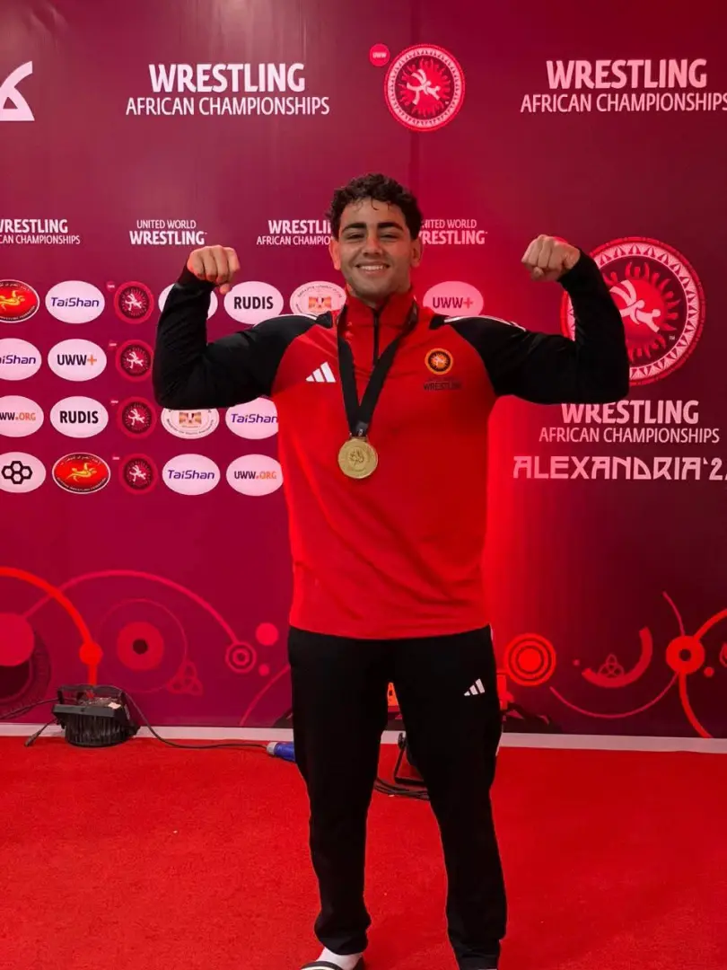 إنجاز رياضي جديد لأبناء البحيرة.. أنس علي السيد يتوج بذهبية أفريقيا للمصارعة الحرة تحت 20 عامًا - 1000580599