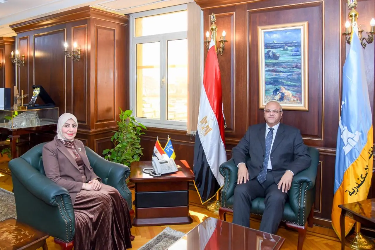 محافظ الإسكندرية يستقبل قنصل عام ليبيا لبحث سبل تعزيز التعاون - 1000582853