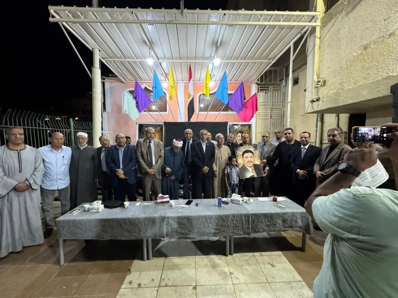 مركز شباب مدينة قنا يُؤبن العميد أسامة شيبة بحضور أسرته ونخبة من الرياضيين - 1000588603