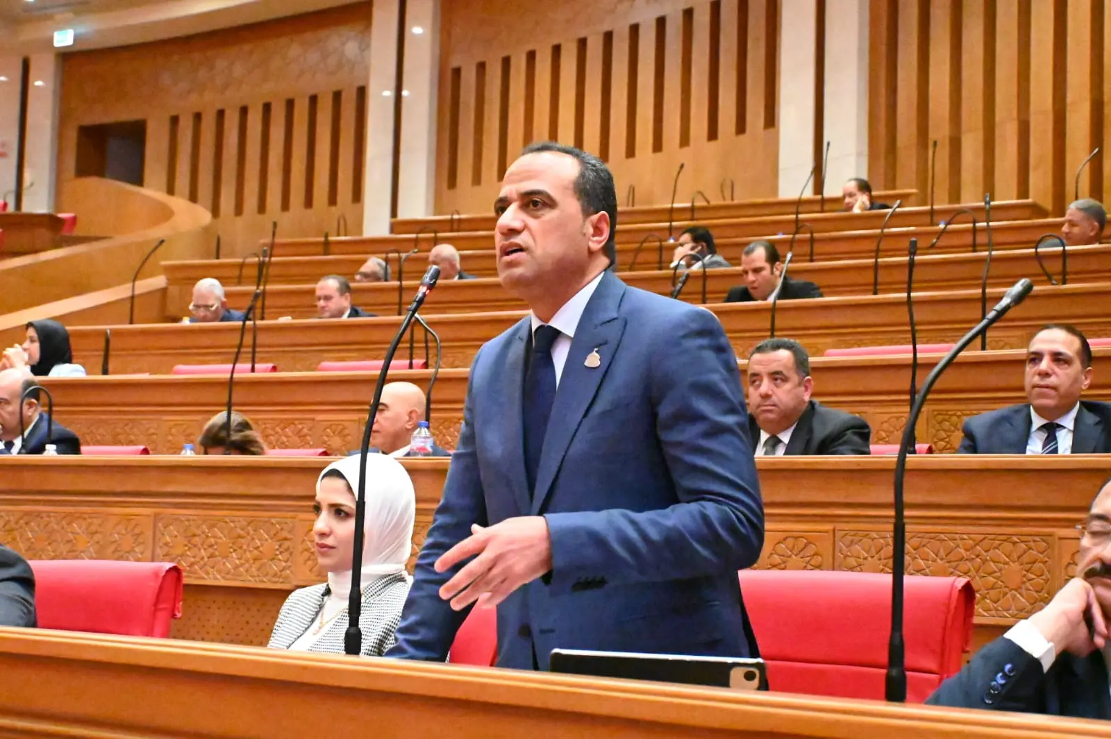 خلال جلسة مجلس النواب.. النائب ممدوح جاب الله لـ"وزير النقل": التنمية حق للجميع و نحذر من كارثة بسبب حالة الكباري في حوش - 1000591254