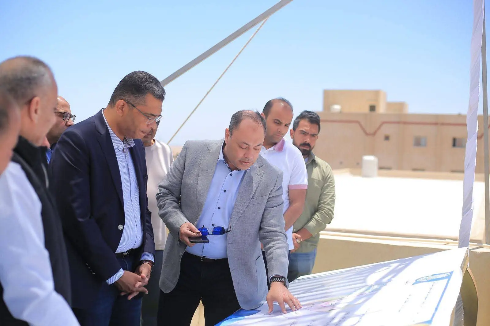 وضع حجر الأساس للمرحلة الثالثة من مشروع الجوجوبا بالغردقة - 1000595436