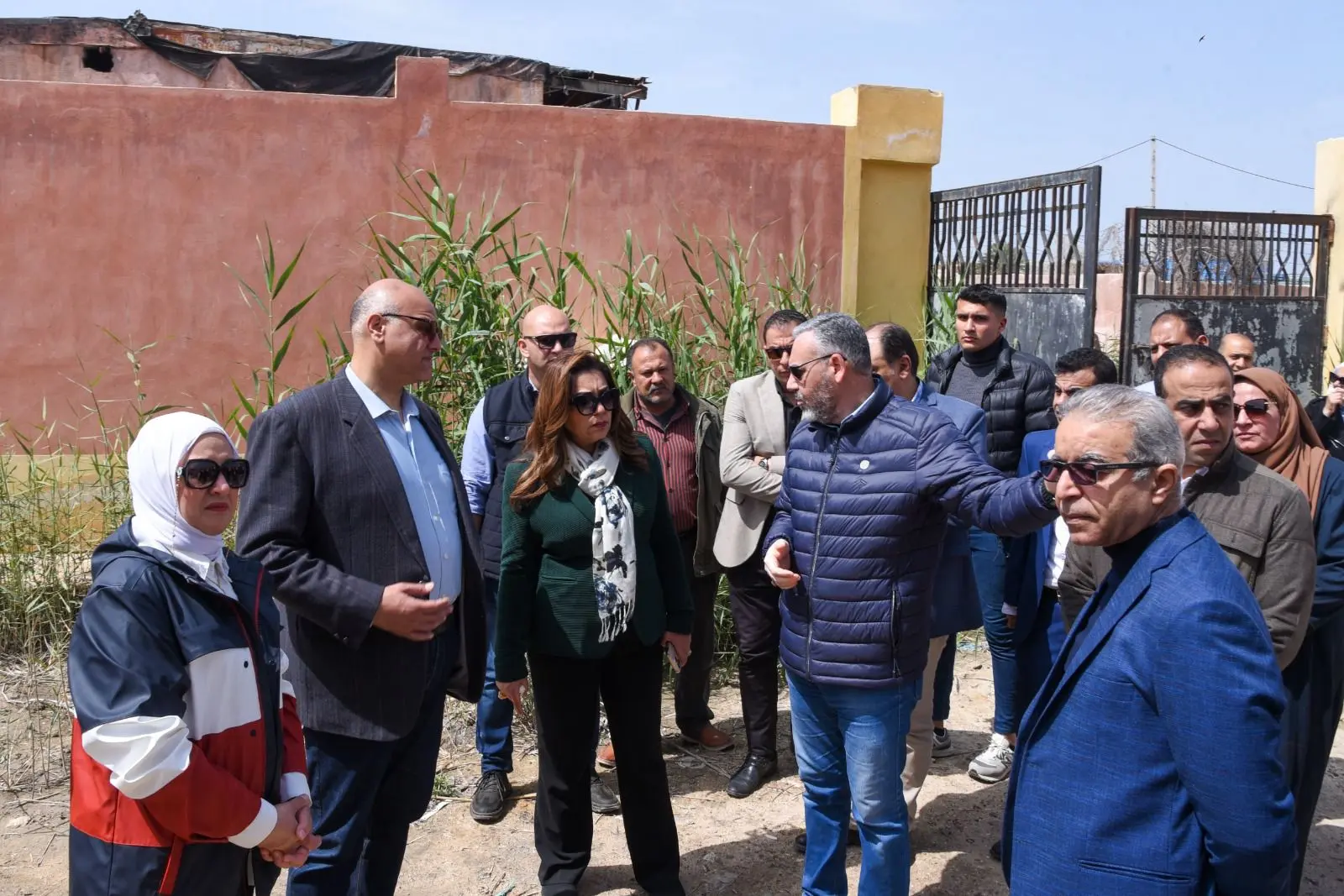 وزيرة التنمية المحلية والبيئة ومحافظ الأسكندرية يزوران المجزر الآلي بالعامرية - 1000598708