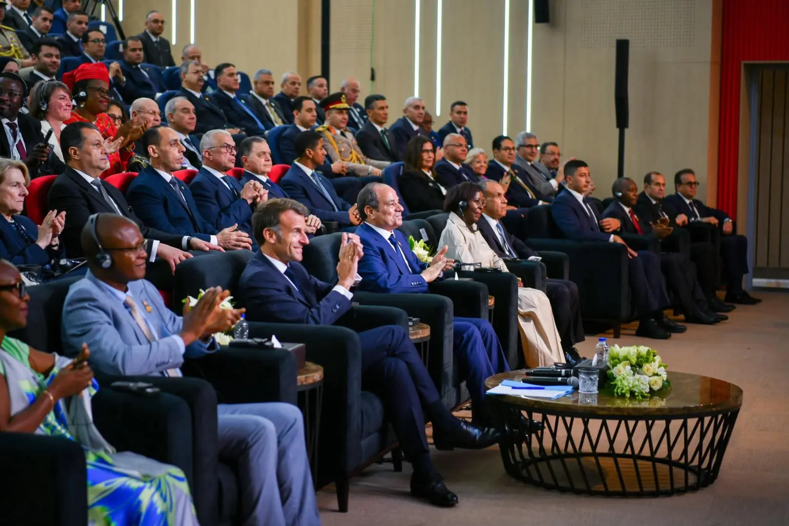 نص كلمة الرئيس السيسى في اِفتتاح المقر الجديد لجامعة سنجور بحضور ماكرون - 1000601658